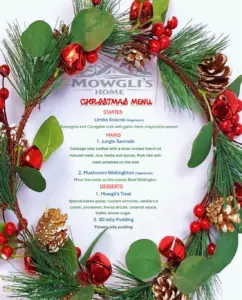 Read more about the article Celebrate Christmas at Mowgli’s Home with a festive feast straight from the heart!