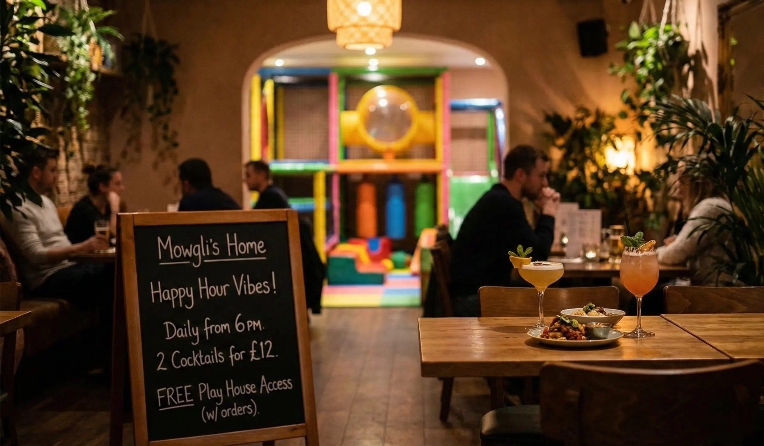 Read more about the article Happy Hour Vibes at Mowgli’s Home!