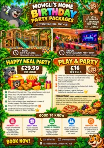 Read more about the article Play Area Pricing & Dining Offer