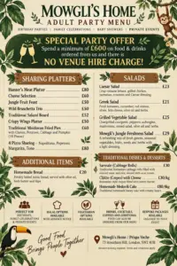 Read more about the article Adult Party Menu