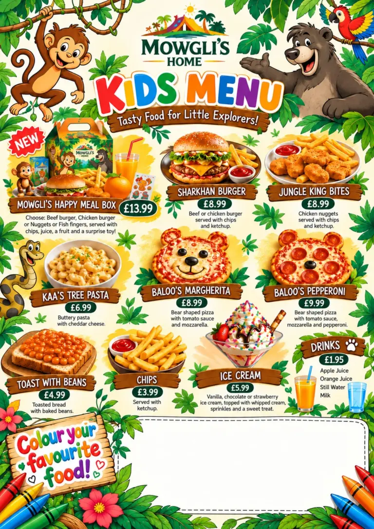 Kids Menu